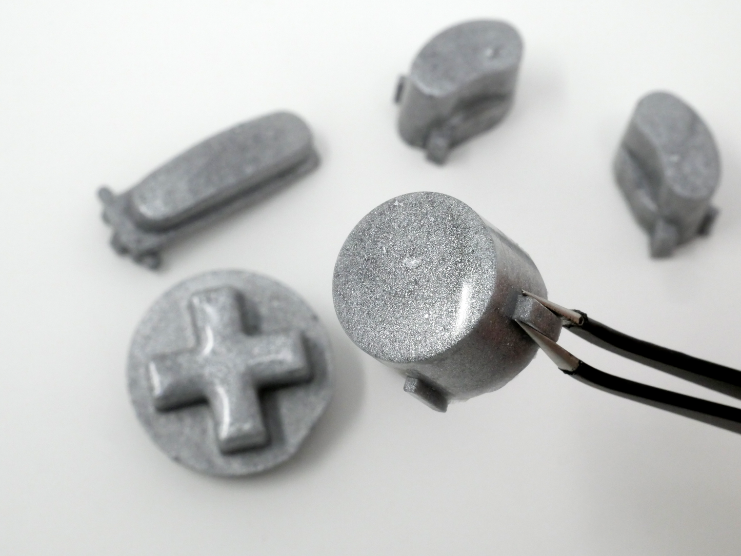 Platinum Style Gamecube Button Set Flat