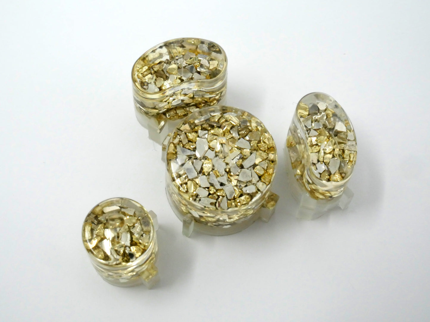 Gold Colored Rhinestones ABXY