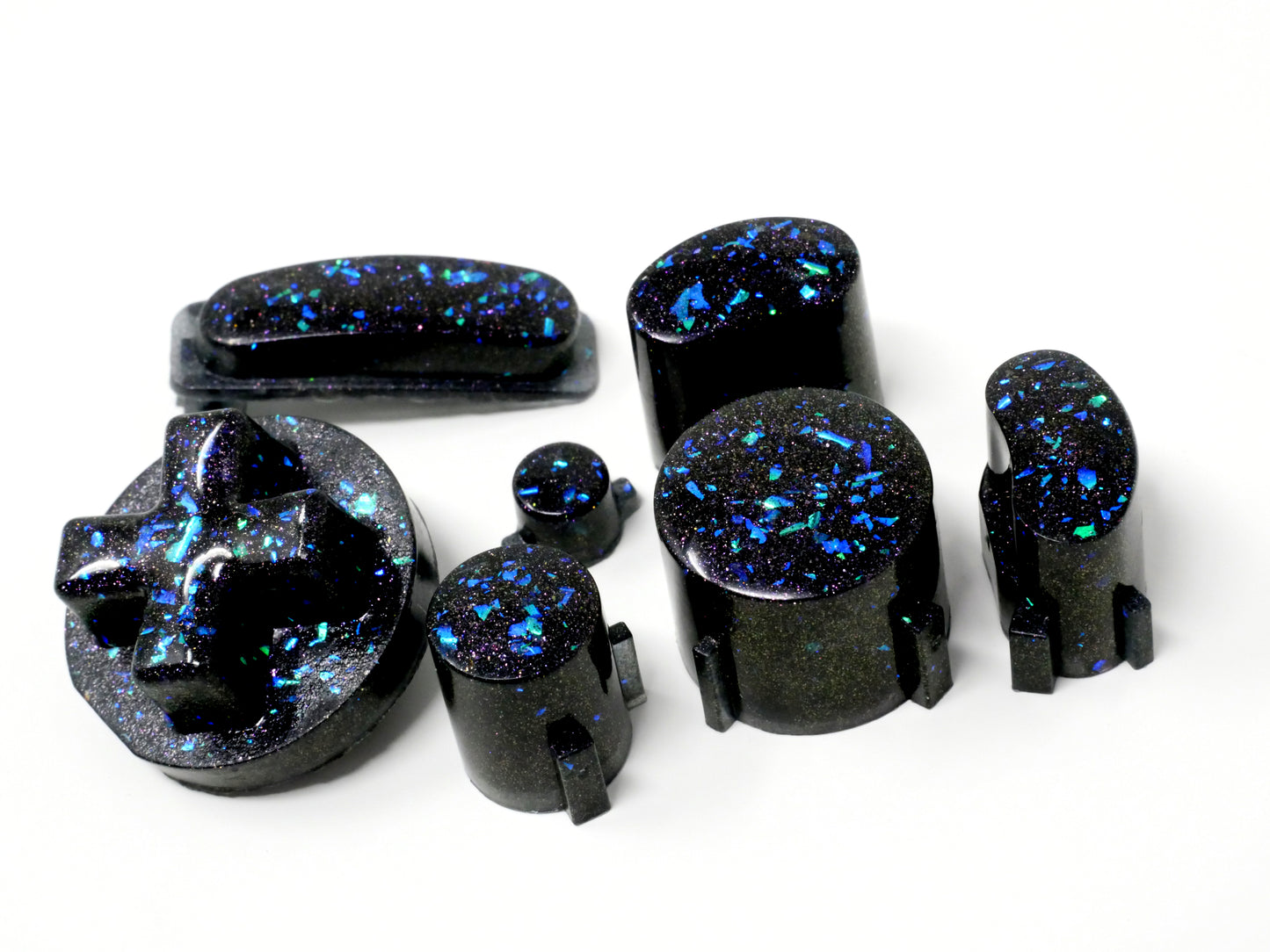 Black Opal Gamecube Buttons Flats