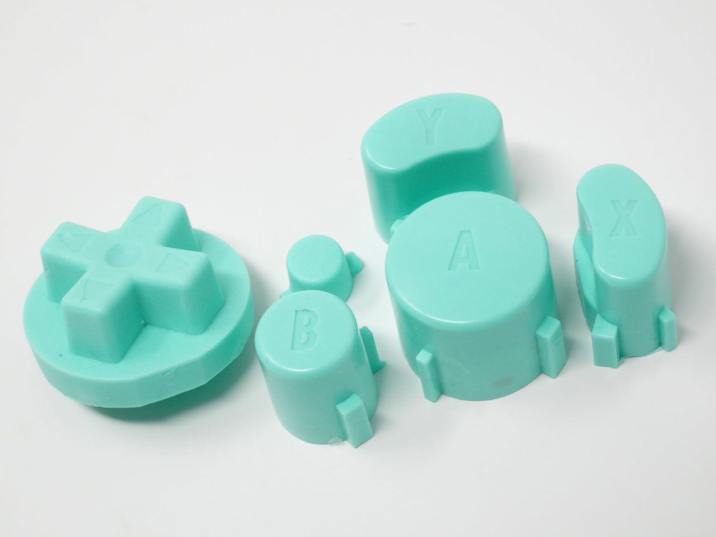 Pastel Green Gamecube Button Set