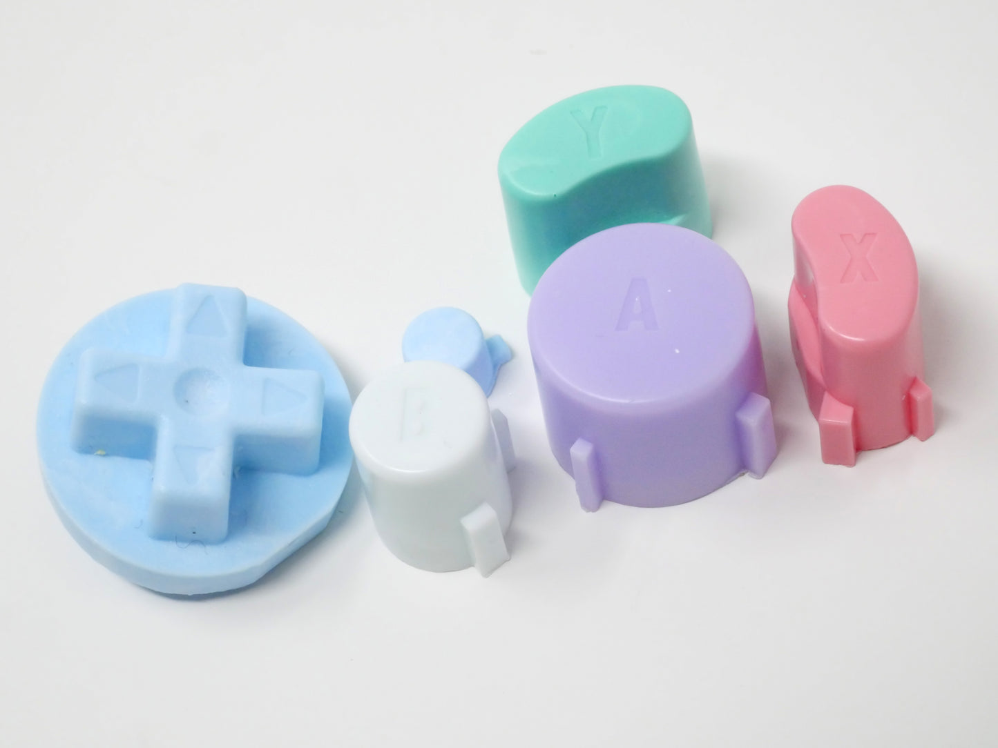 Pastel Mix B Gamecube Button Set