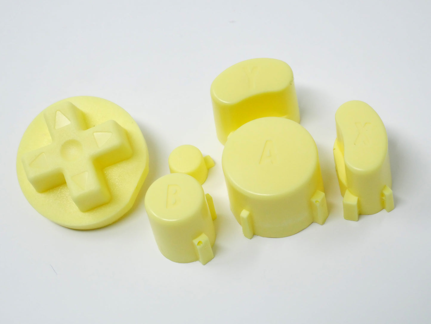 Pastel Yellow Gamecube Button Set