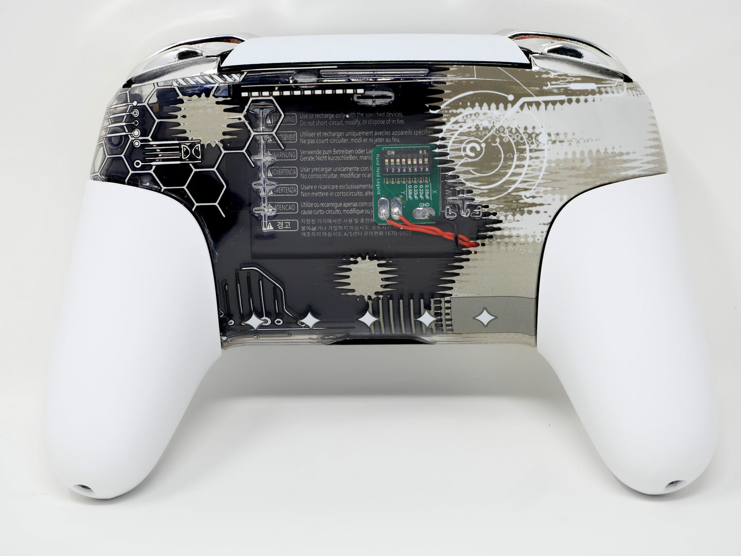 Refurbished Splat White Pro Controller + No Snapback + Hall Effect Sticks