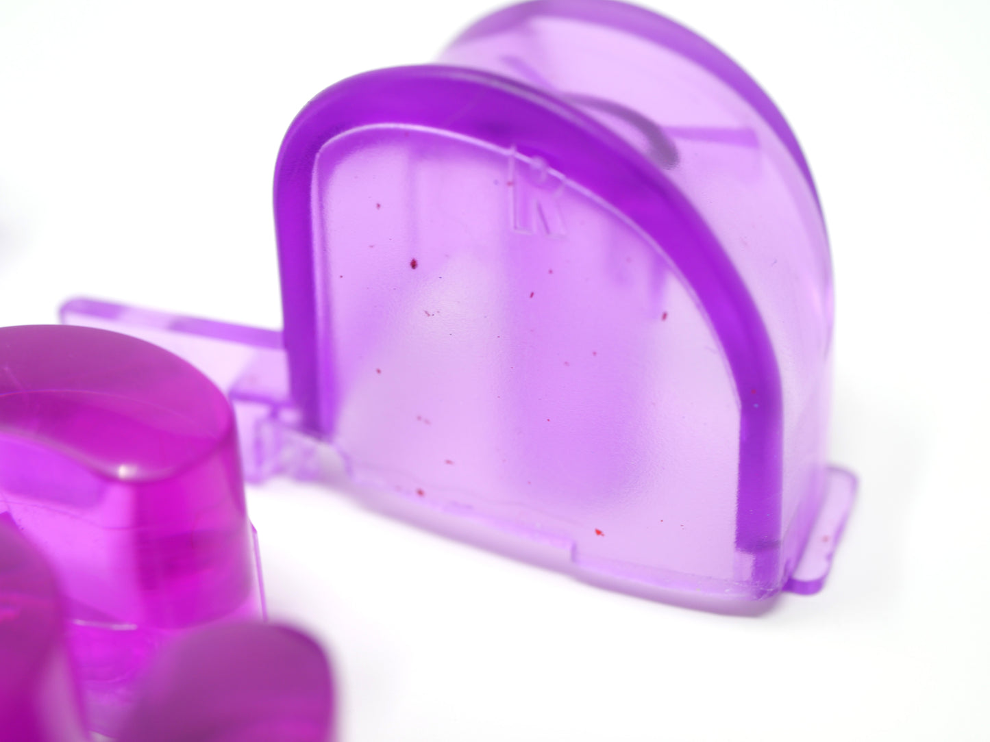 Atomic Purple Flats Gamecube Buttons