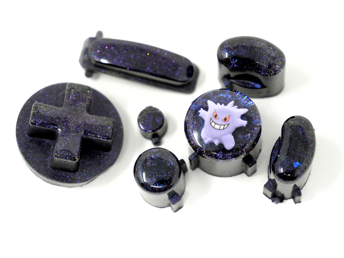 Ghostly Dark Void Bald Gamecube Buttons
