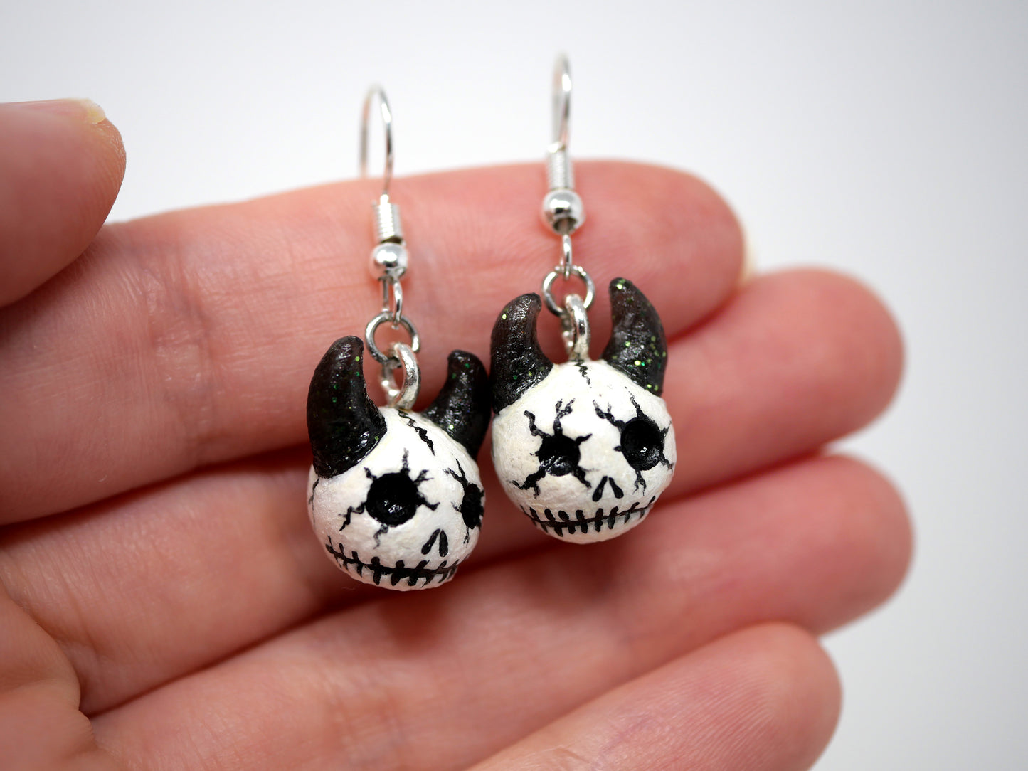 Demon Skull Earrings