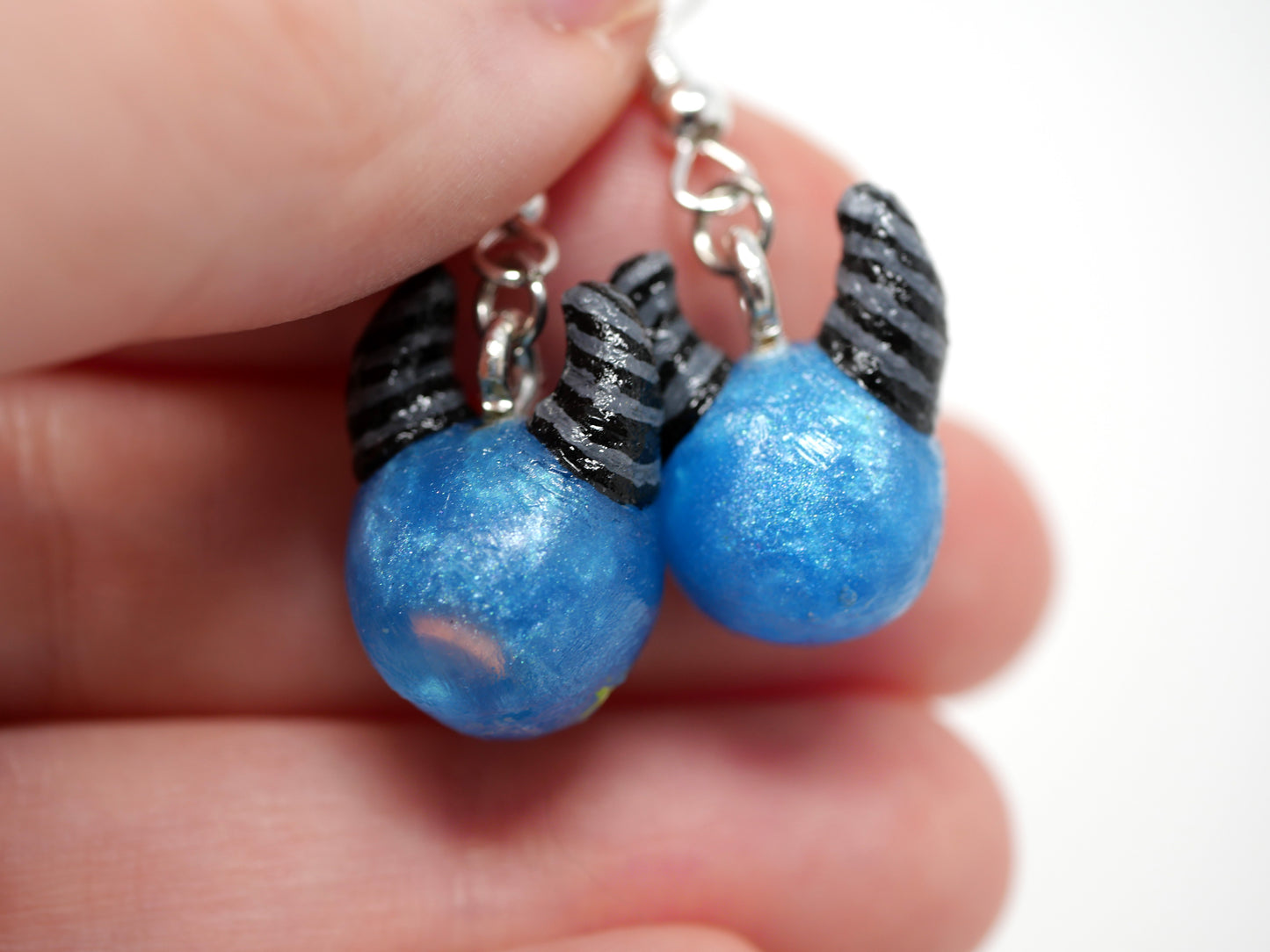 Ghostly Demon Skull Earrings