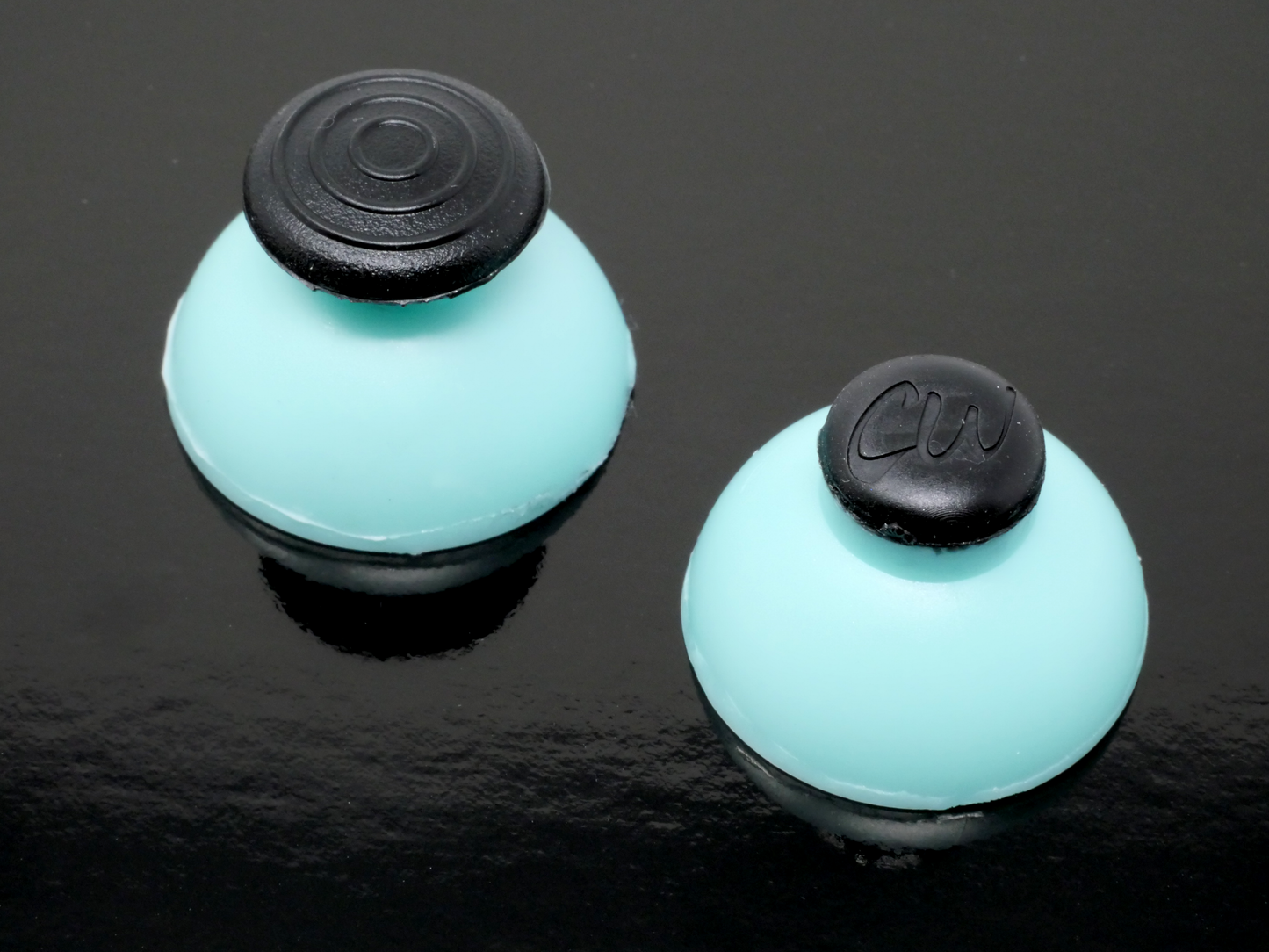 Teal Black Gamecube Sticks CreativeWilds Logo