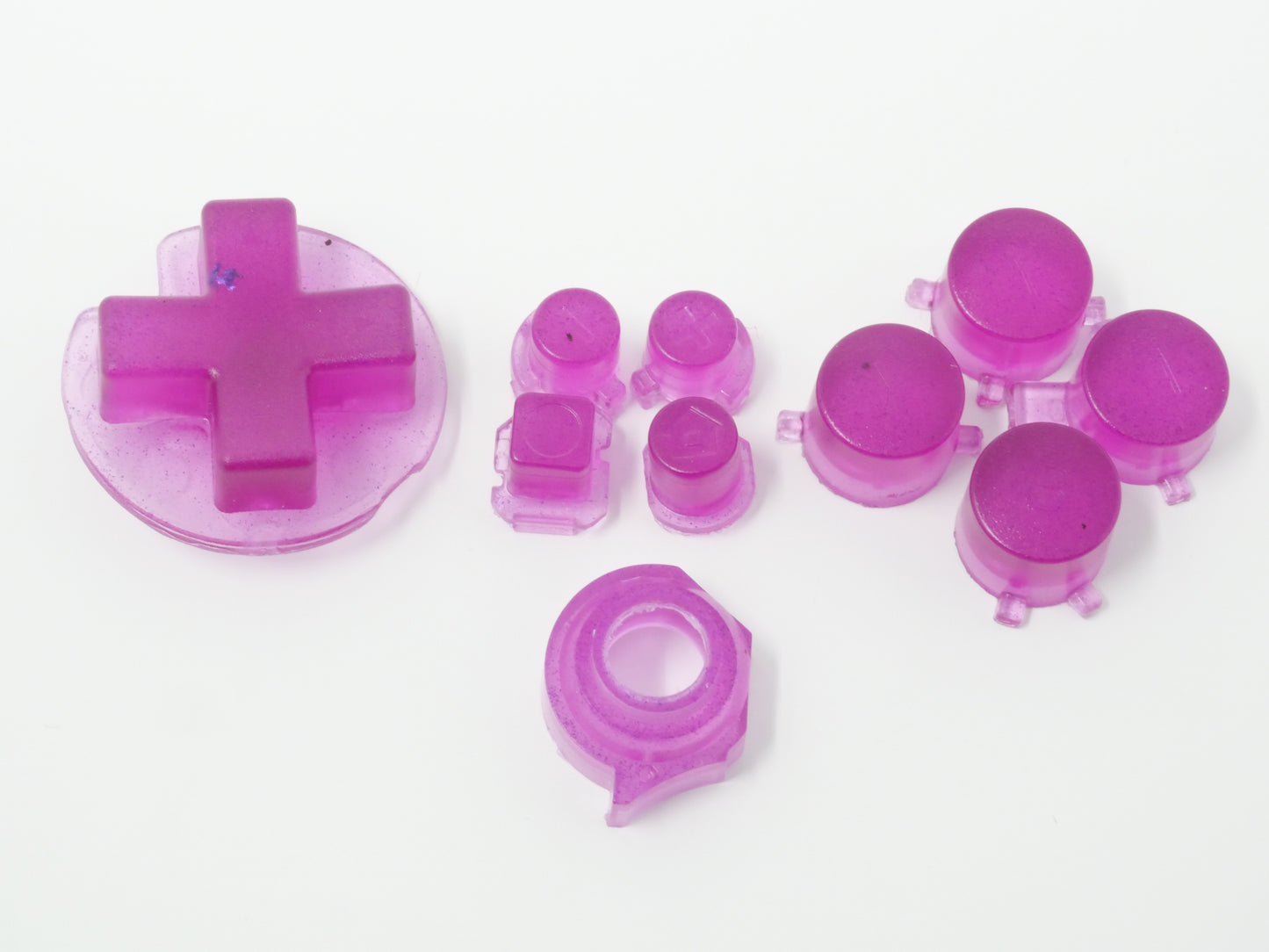 Glow in the Dark Purple Face Button Set