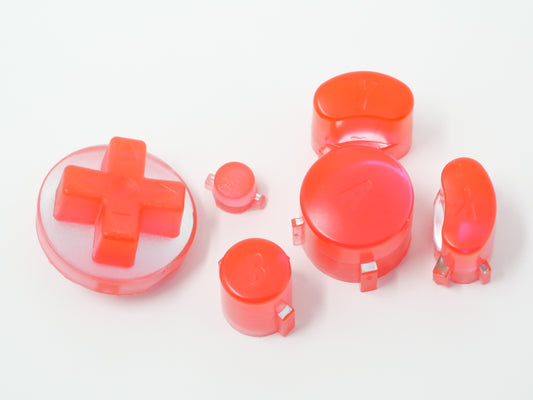 Red-Pink Gamecube Button Set