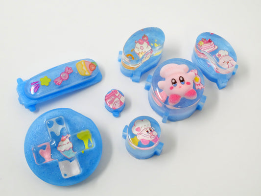 Bakery Kirby Gamecube Buttons Flats