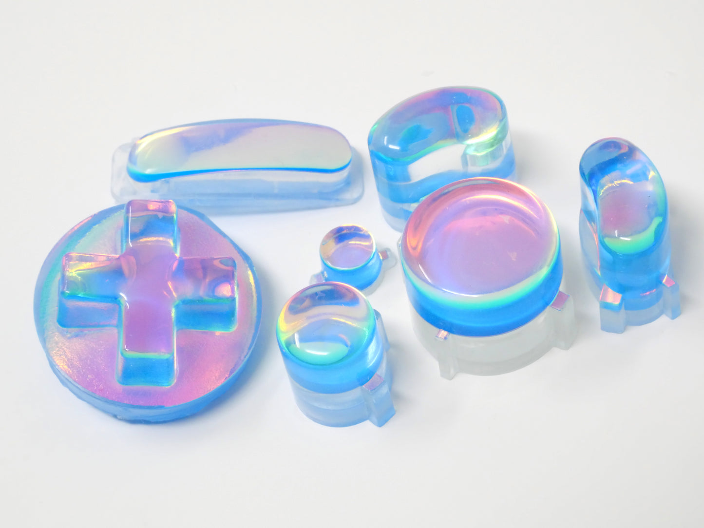 Rainbow Opal Gamecube Button Set