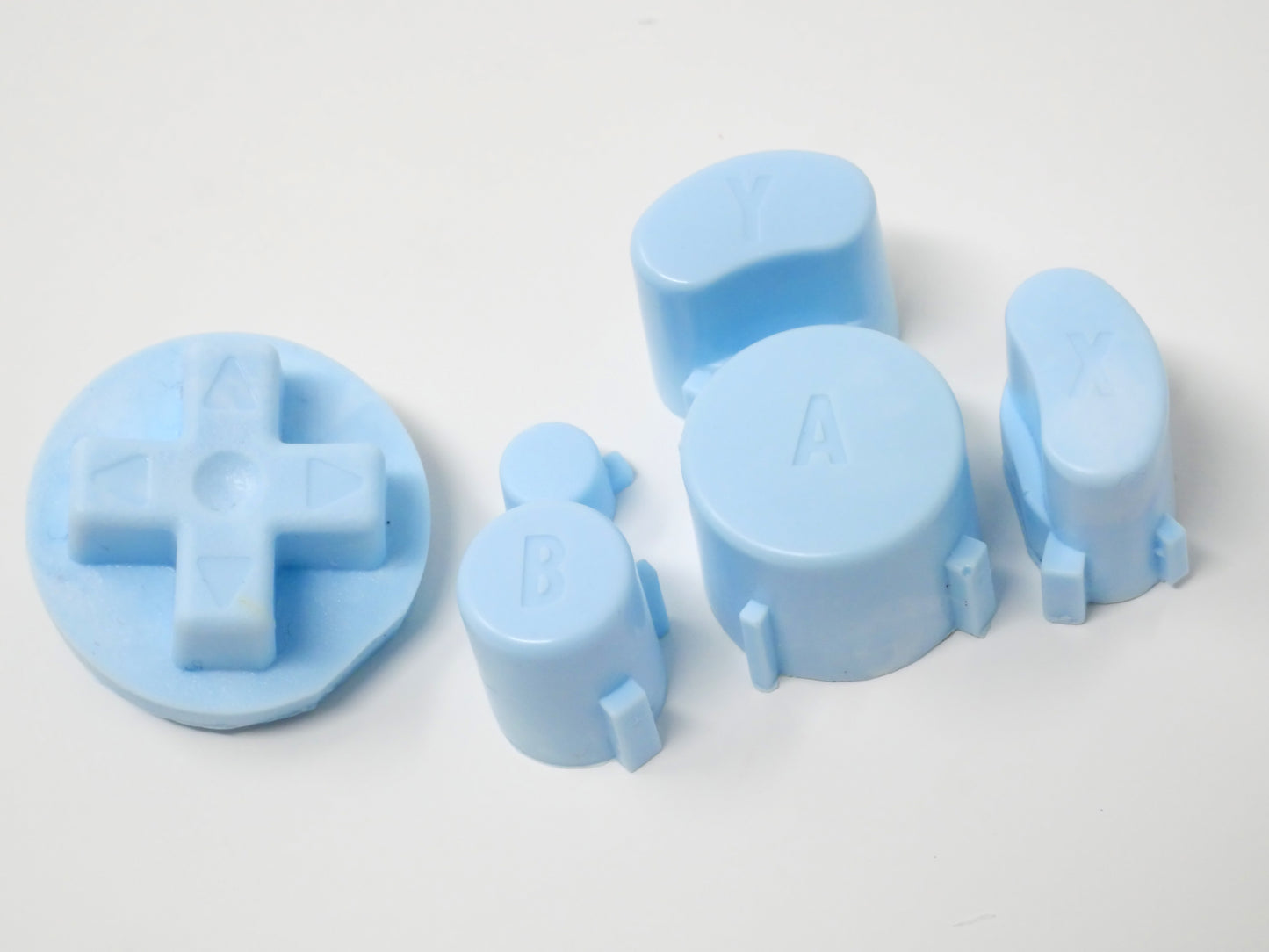 Pastel Blue Gamecube Button Set