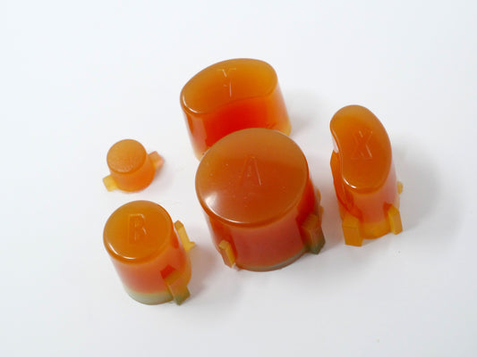 Orange Thermo Gamecube Button Set