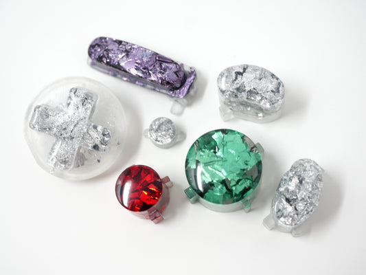 Metallic Shard Flat Gamecube Buttons