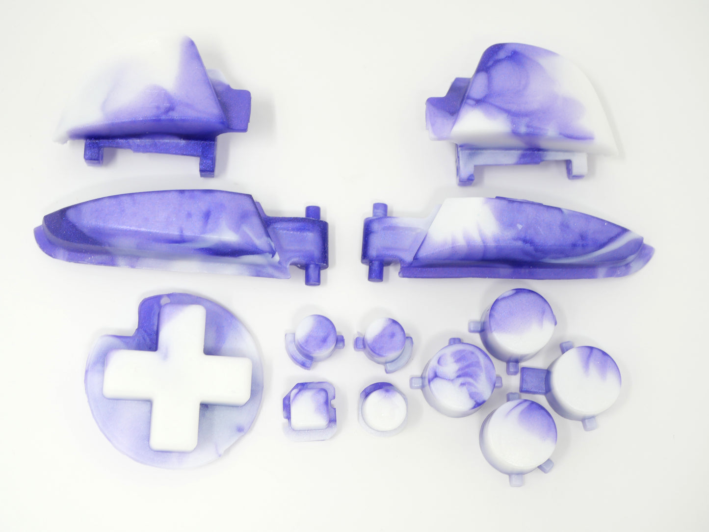 Lavender Clouds Switch 1 Pro Controller Buttons