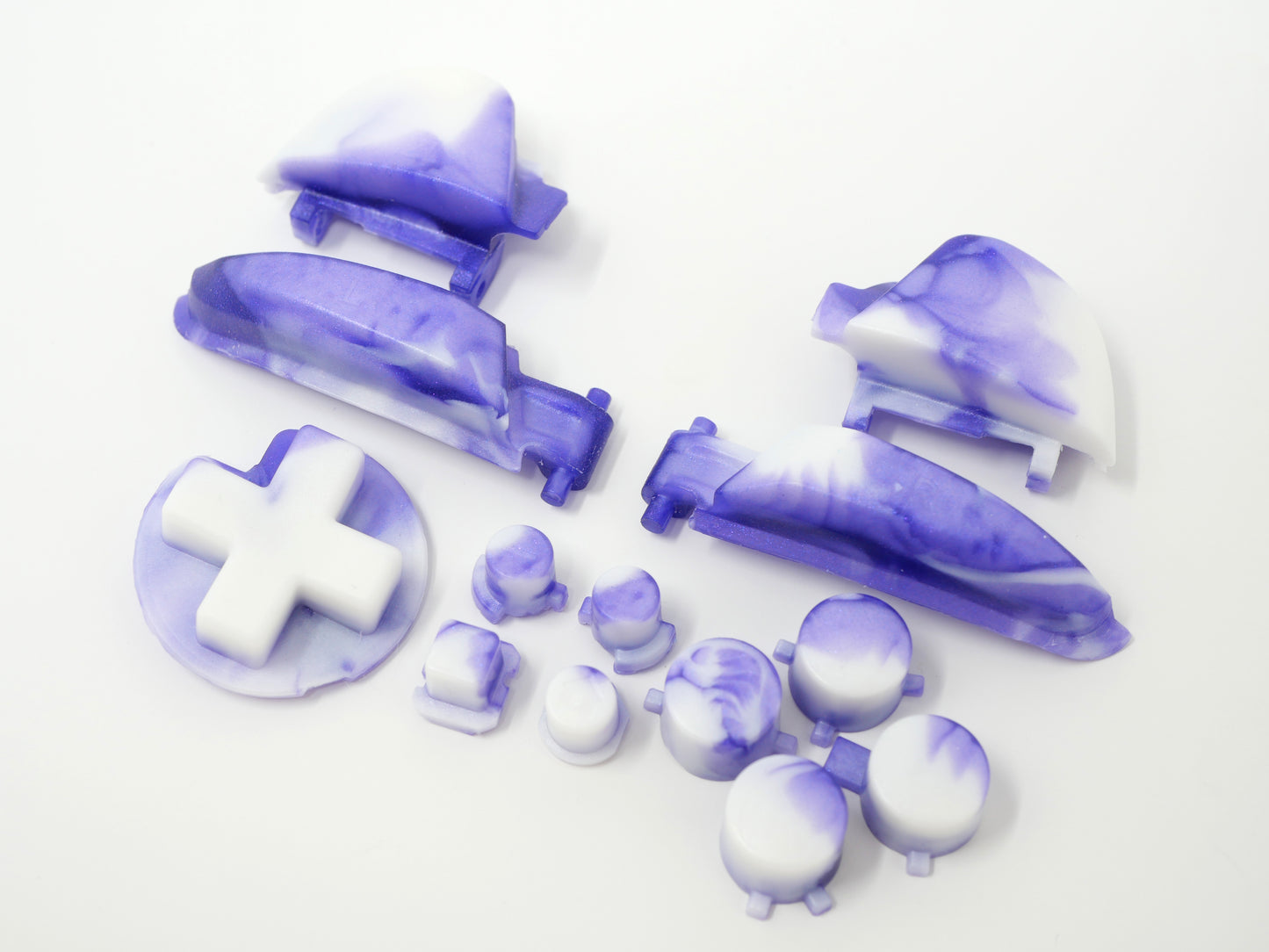 Lavender Clouds Switch 1 Pro Controller Buttons