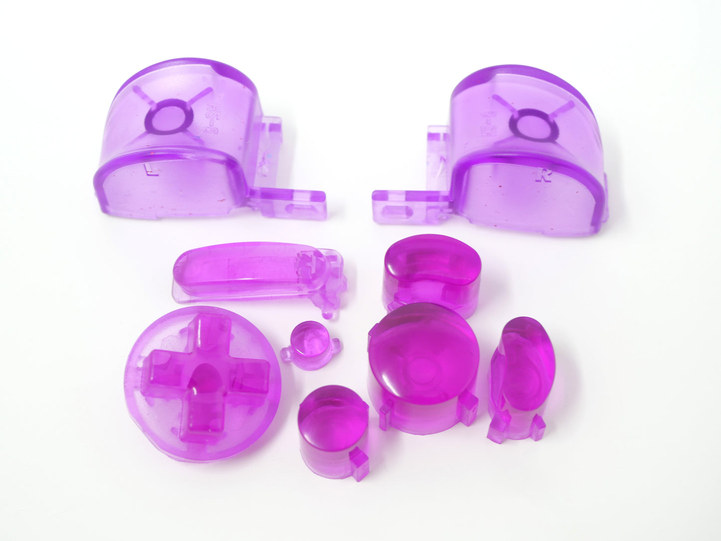 Atomic Purple Flats Gamecube Buttons