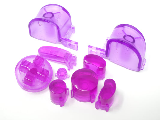 Atomic Purple Flats Gamecube Buttons