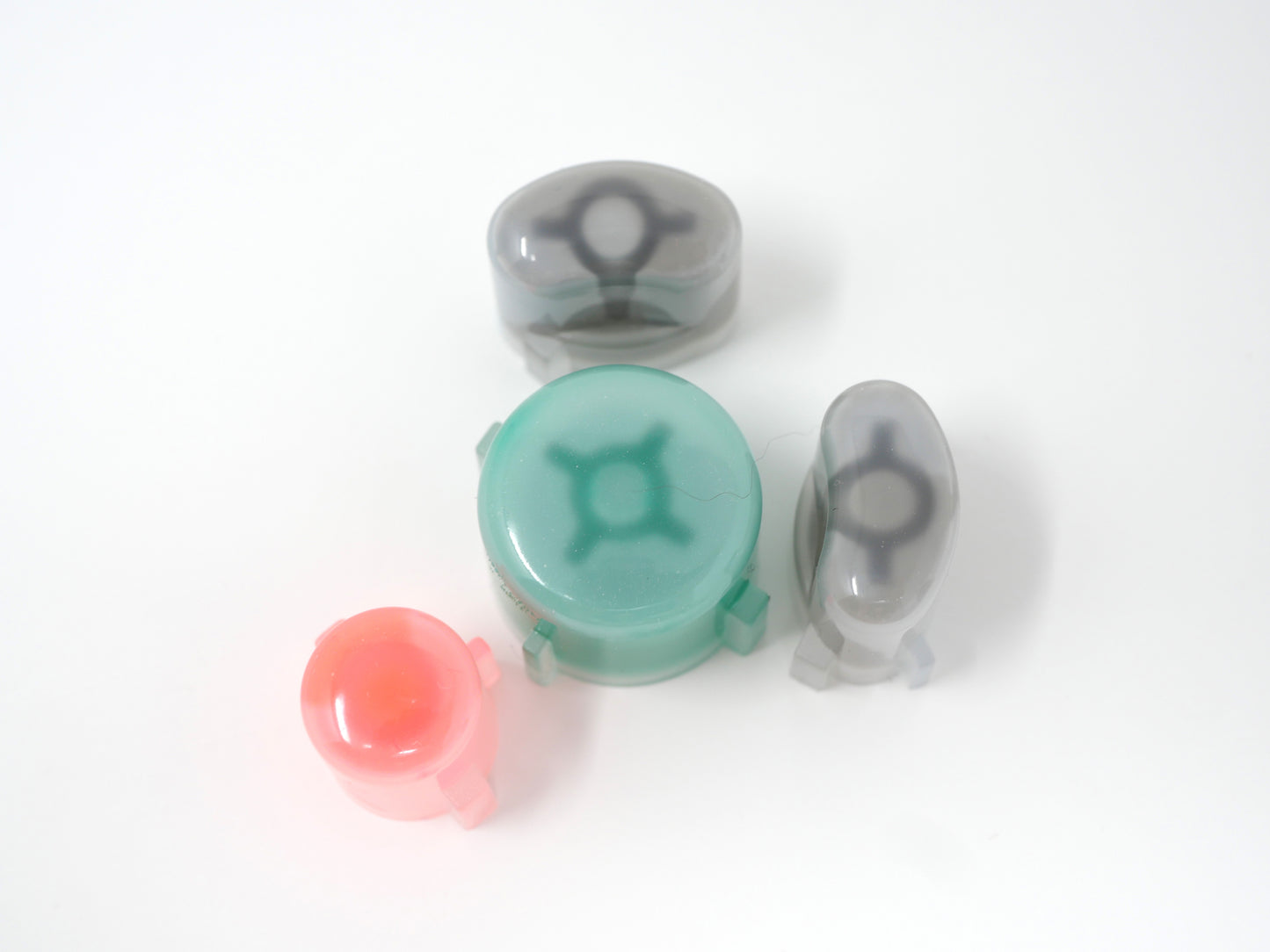 Glow in the Dark Bald Gamecube Buttons