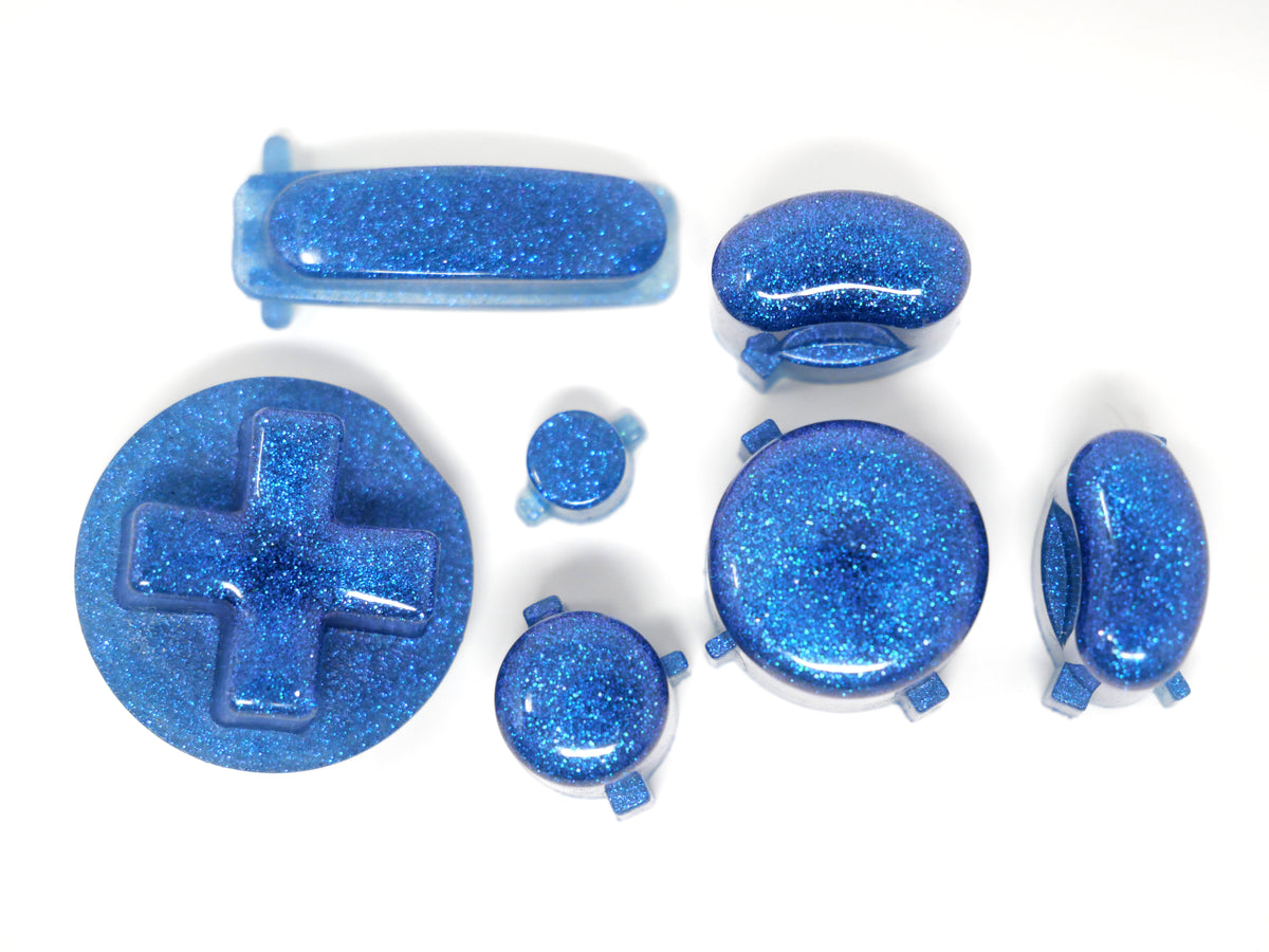 Mystic Blue Bald Gamecube Buttons
