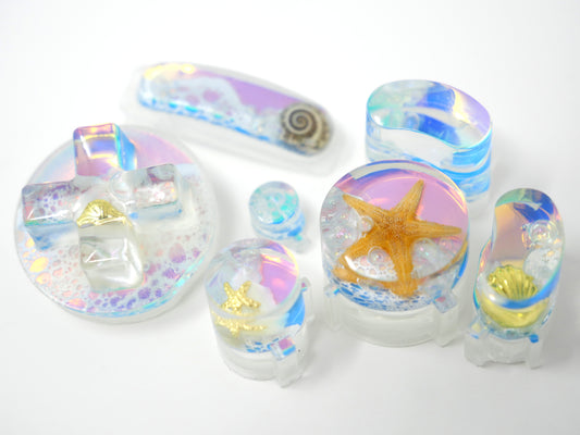 Ocean Sea Foam Flat Gamecube Buttons