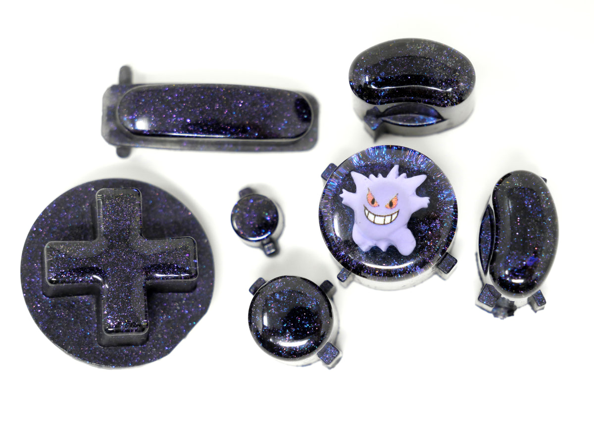 Ghostly Dark Void Bald Gamecube Buttons