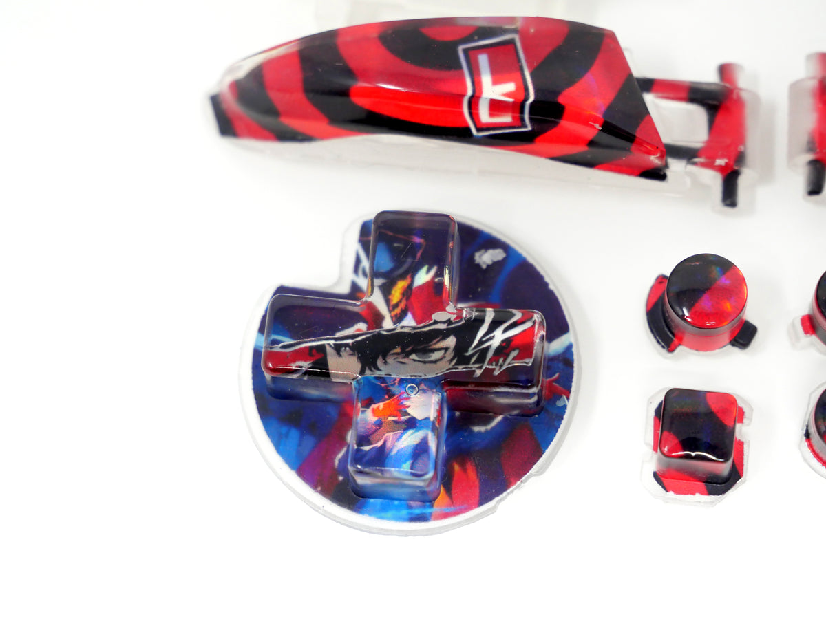 Holographic Persona Glossy Buttons